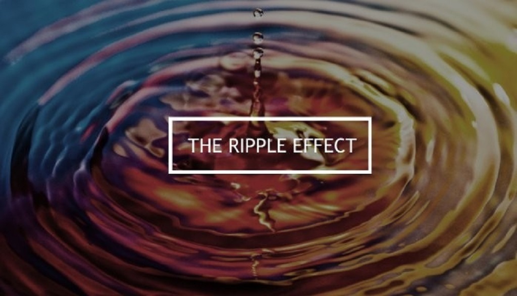 What is the ripple effect in positive psychology